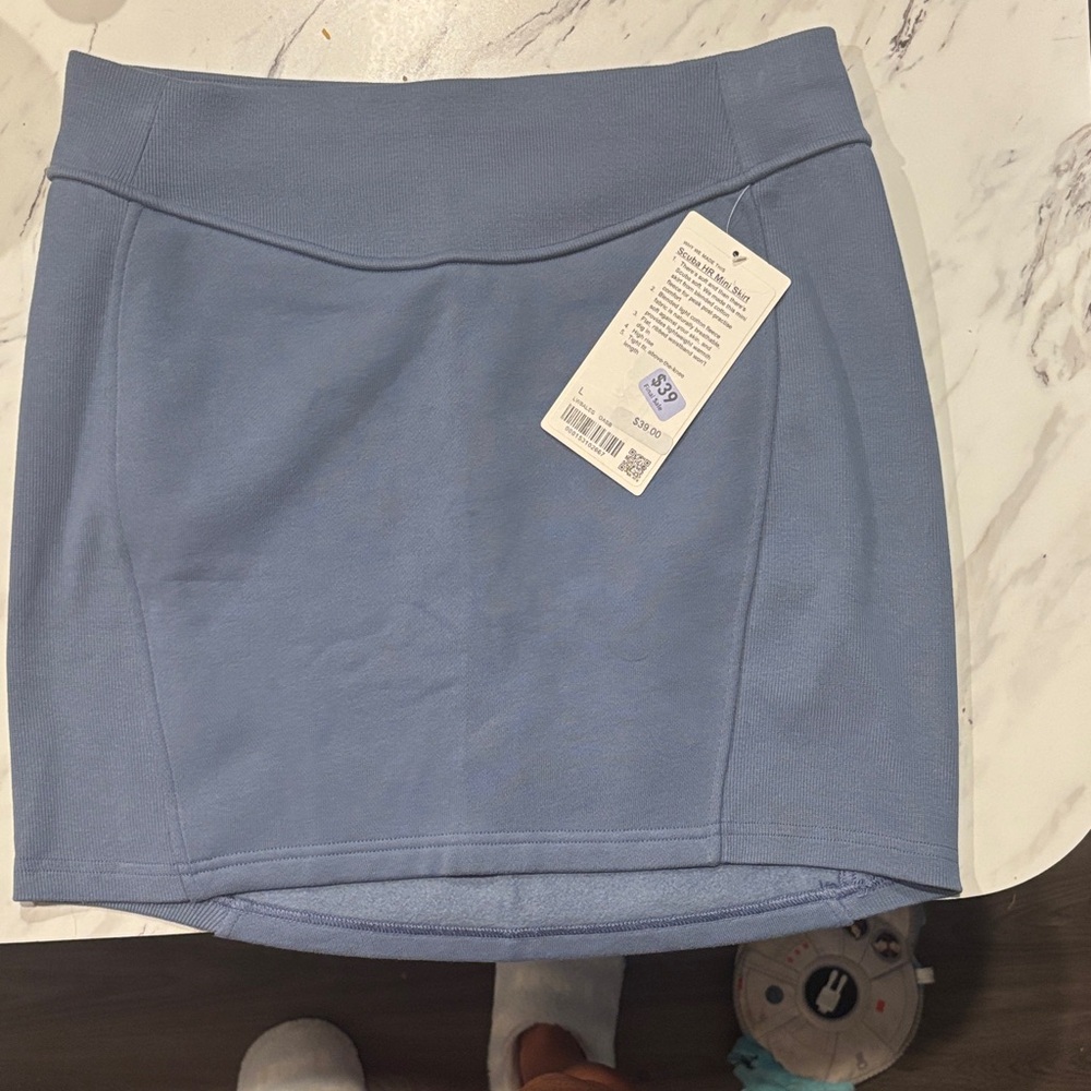 lululemon athletica High-Low Blue Skirt
